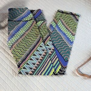 Victoria's Secret Multicolor Patterned Leggings